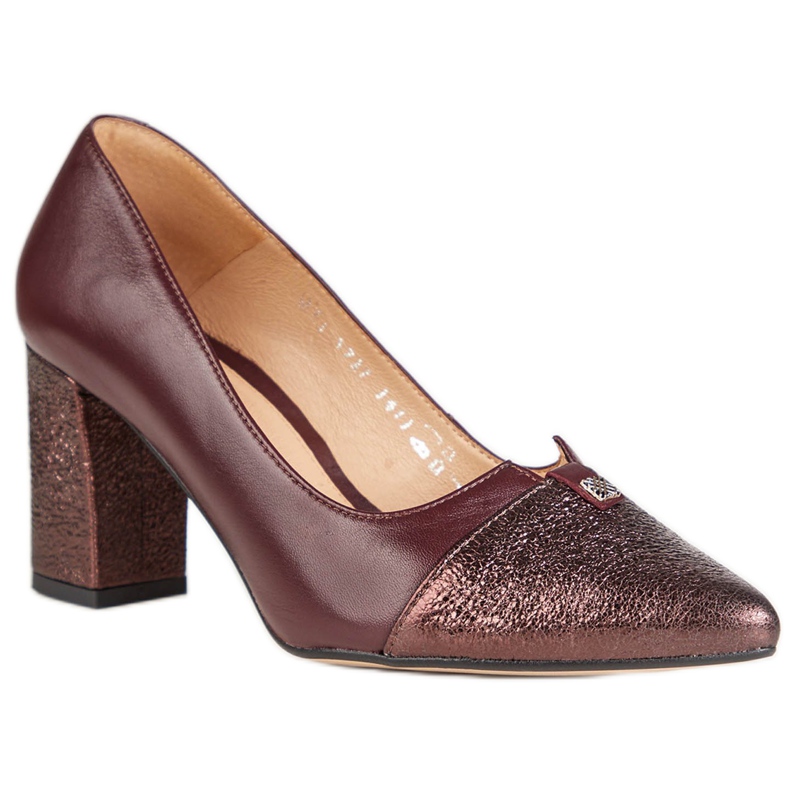 Marco Shoes Pompă de damă Marco 1411P roșu multicolor