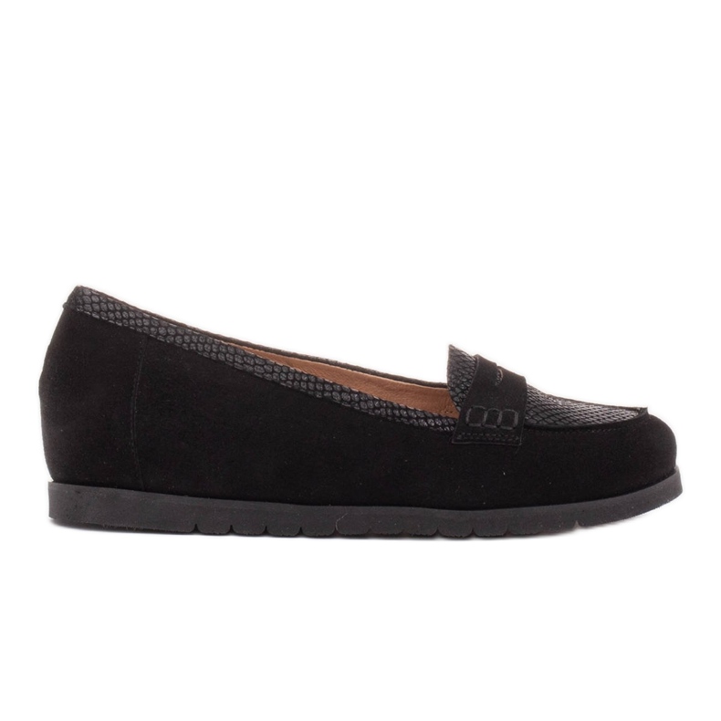 Marco Shoes Încălțăminte ușoară cu partea inferioară foarte moale și o șanț ascuns negru Marco Shoes Încălțăminte ușoară cu partea inferioară foarte moale și o șanț ascuns negru