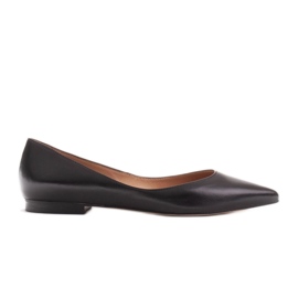 Marco Shoes Balerini de damă cu laturi joase negru Marco Shoes Balerini de damă cu laturi joase negru