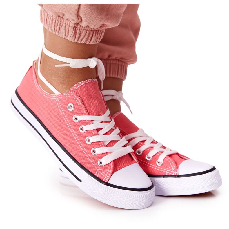 Adidași clasici pentru femei Omerta Coral roșu