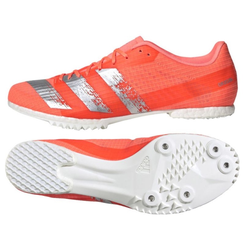 Pantofi pentru alergare Adidas Adizero Md Spikes EE4605 roz