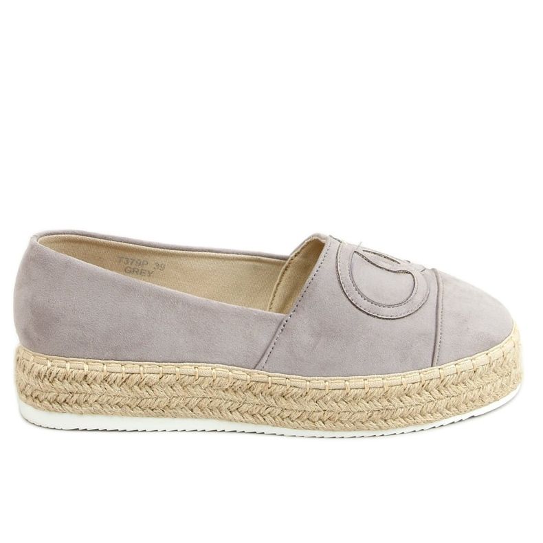 Espadrile Gri T379P Gri Espadrile Gri T379P Gri