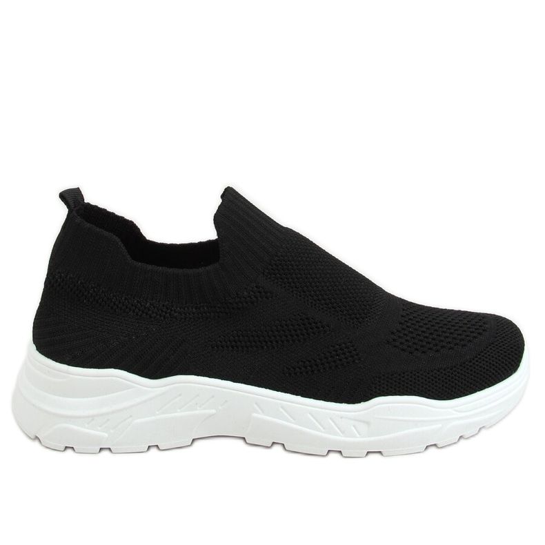 Negru LA172P Șosete negre pantofi sport