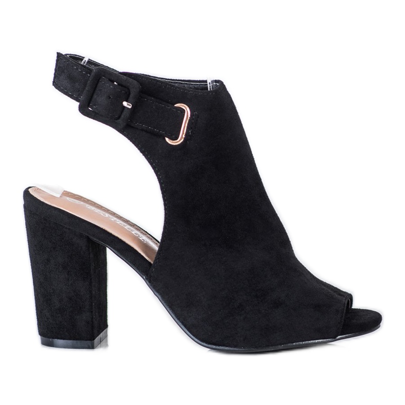 Bestelle Sandale închise cu cataramă negru
