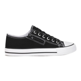 Adidași pentru femei cu fermoar negru Malani Adidași pentru femei cu fermoar negru Malani