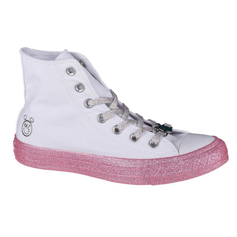Converse X Miley Cyrus Chuck Taylor Hi All Star W 162239C alb Converse X Miley Cyrus Chuck Taylor Hi All Star W 162239C alb