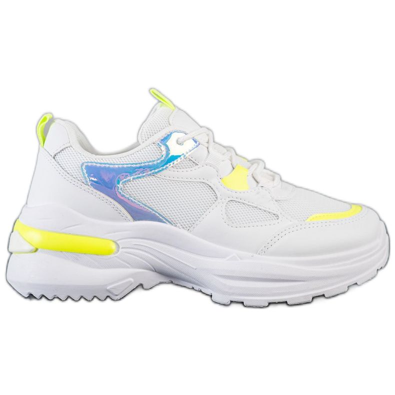 SHELOVET Adidași cu inserții galbene