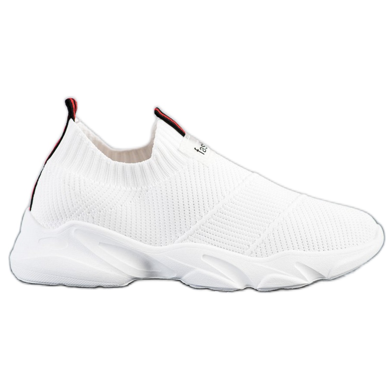 SHELOVET Adidași alunecați de modă albi