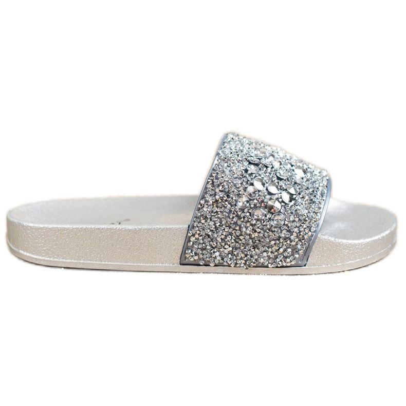 SHELOVET Papuci Cu Ornamente gri