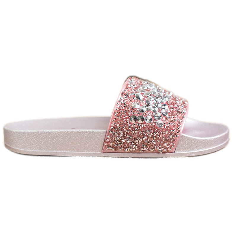 SHELOVET Papuci Cu Ornamente roz
