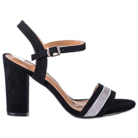 Cm Paris Sandale cu toc înalt negru Cm Paris Sandale cu toc înalt negru