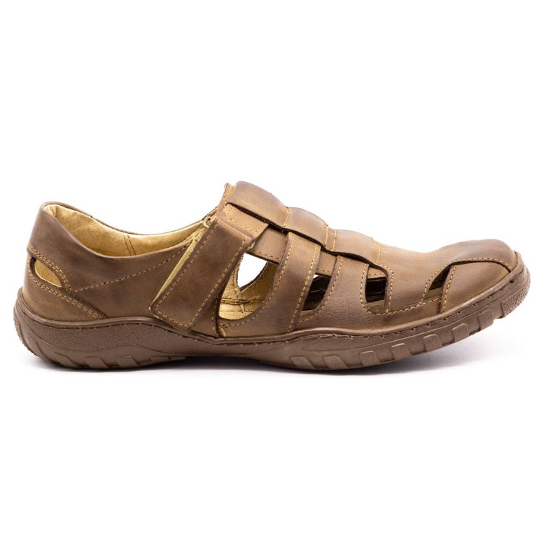 Polbut Încălțăminte ajurată pentru bărbați 237 pentru maro de vară