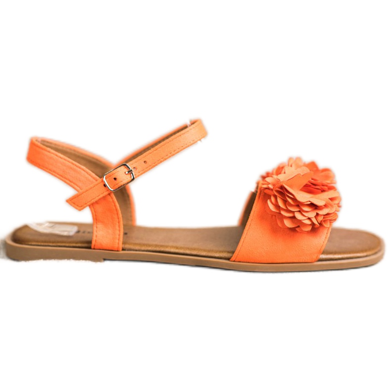 SHELOVET Sandale portocalii la modă portocale