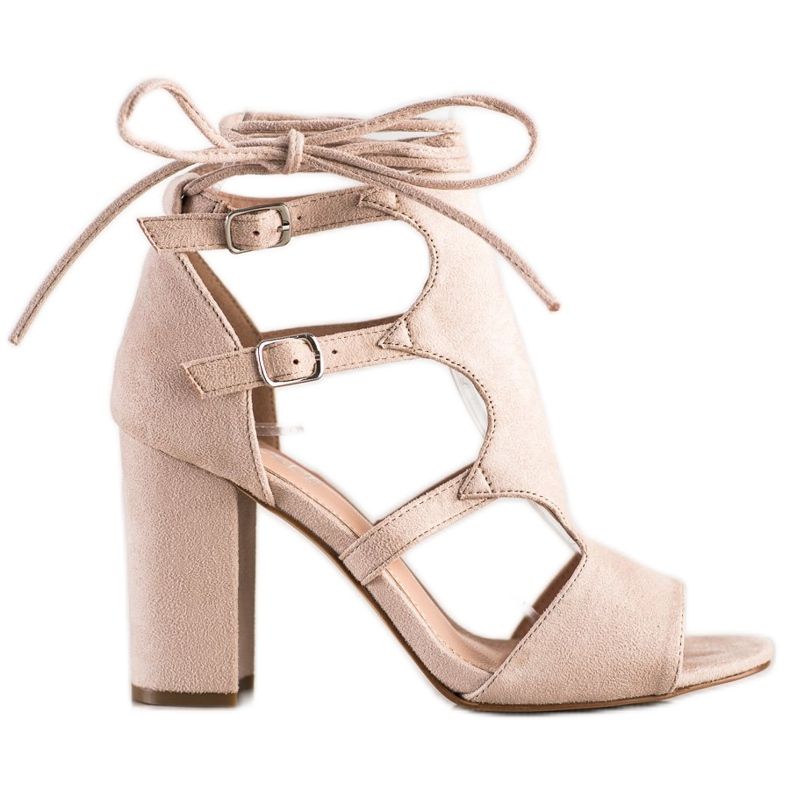 Bestelle Sandale Închise Cu O Legătură bej Bestelle Sandale Închise Cu O Legătură bej