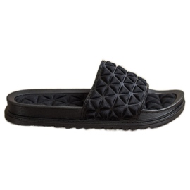 Renda Papuci negri casual negru Renda Papuci negri casual negru
