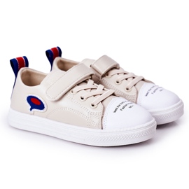 Apawwa Adidași pentru copii din velcro cu desene animate bej Apawwa Adidași pentru copii din velcro cu desene animate bej