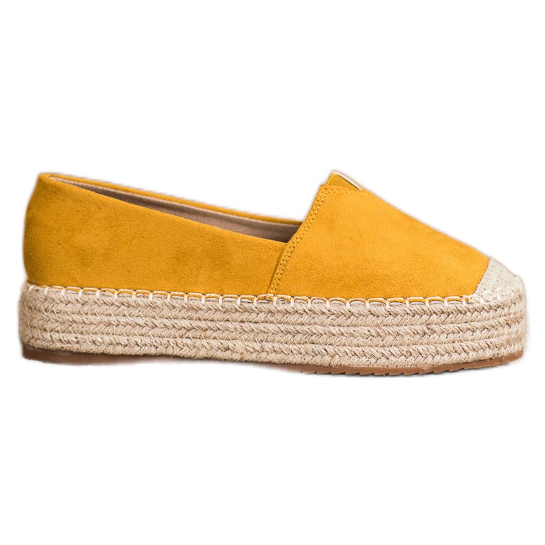 Primavera Espadrile pe platformă galben Primavera Espadrile pe platformă galben