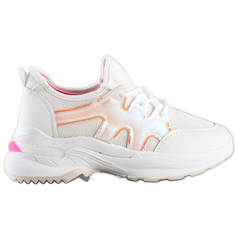 SHELOVET Adidași albi cu plasă