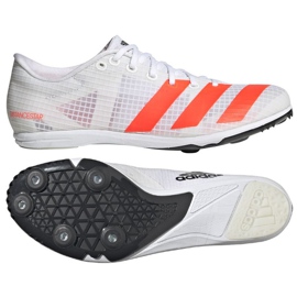Adidas Distancestar W FY4095 vârfuri de alergare alb Adidas Distancestar W FY4095 vârfuri de alergare alb