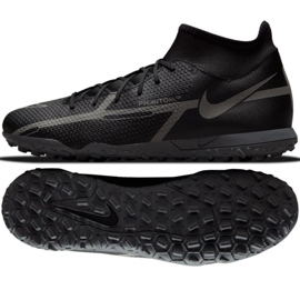 Pantofi de fotbal Nike Phantom GT2 Club Dynamic Fit Tf M DC0820 004 negru negru