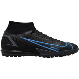 Pantof de fotbal Nike Mercurial Superfly 8 Academy Tf M CV0953-004 negru negru Pantof de fotbal Nike Mercurial Superfly 8 Academy Tf M CV0953-004 negru negru