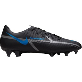 Pantof de fotbal Nike Phantom GT2 Academy FG / MG M DA4433-004 negru negru Pantof de fotbal Nike Phantom GT2 Academy FG / MG M DA4433-004 negru negru