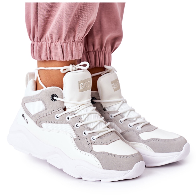 Încălțăminte sport pentru femei Adidași Big Star GG274643 Alb