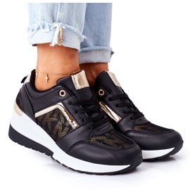 Adidași negri cu pană Weekend negru Adidași negri cu pană Weekend negru