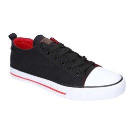 Adidași Black American Club LH26 / 21 negru roșu Adidași Black American Club LH26 / 21 negru roșu