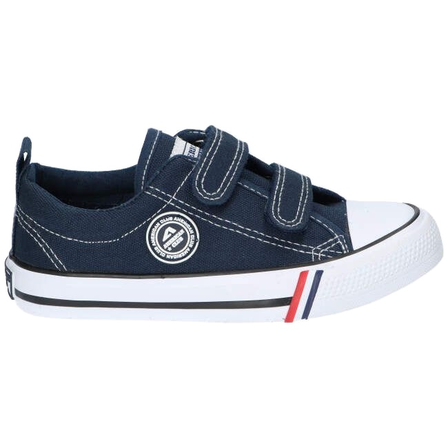 American Club Tenisi americani LH33 cu velcro albastru bleumarin American Club Tenisi americani LH33 cu velcro albastru bleumarin