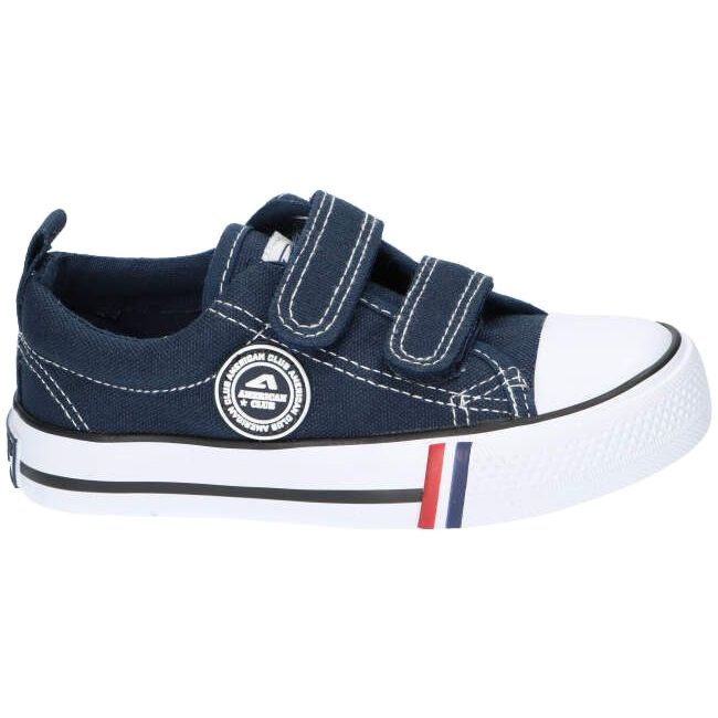 American Club Adidași cu velcro LH35 american bleumarin albastru