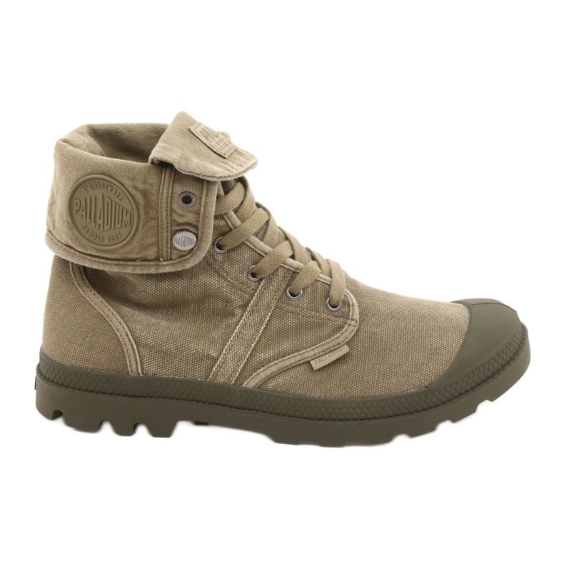 Pantofi Palladium Pallabrouse Baggy M 02478-308-M maro verde Pantofi Palladium Pallabrouse Baggy M 02478-308-M maro verde