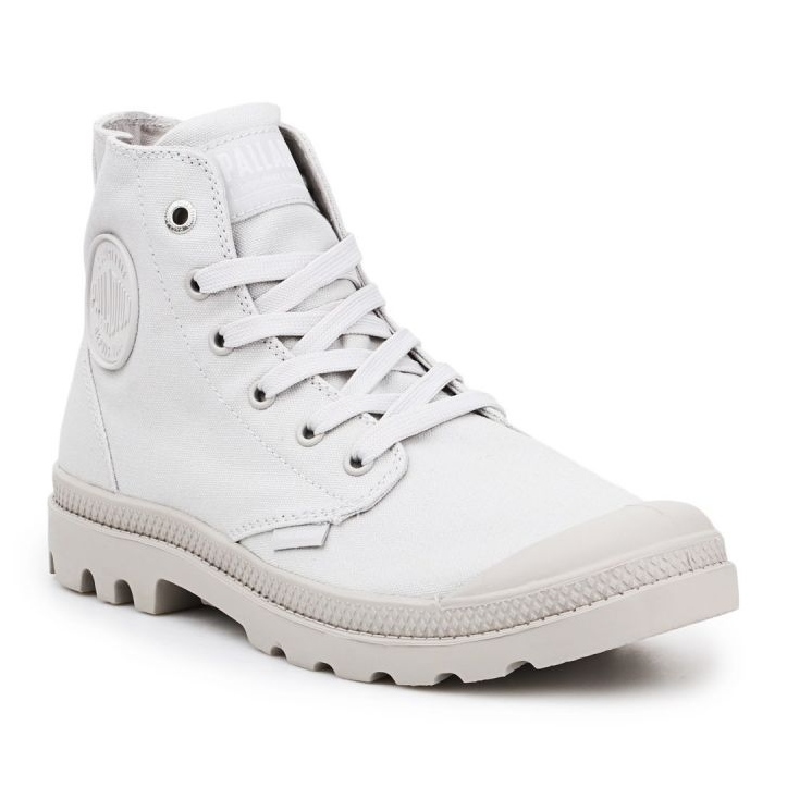 Pantofi Palladium Pampa Hi Mono Moonstruck 73089-055 alb