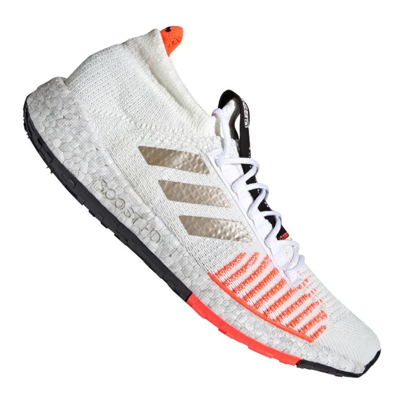 Pantofi Adidas PulseBOOST Hd M EE9564 alb portocale