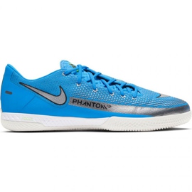 Pantof de fotbal Nike React Phantom Gt Pro Ic M CK8463 400 albastru albastru