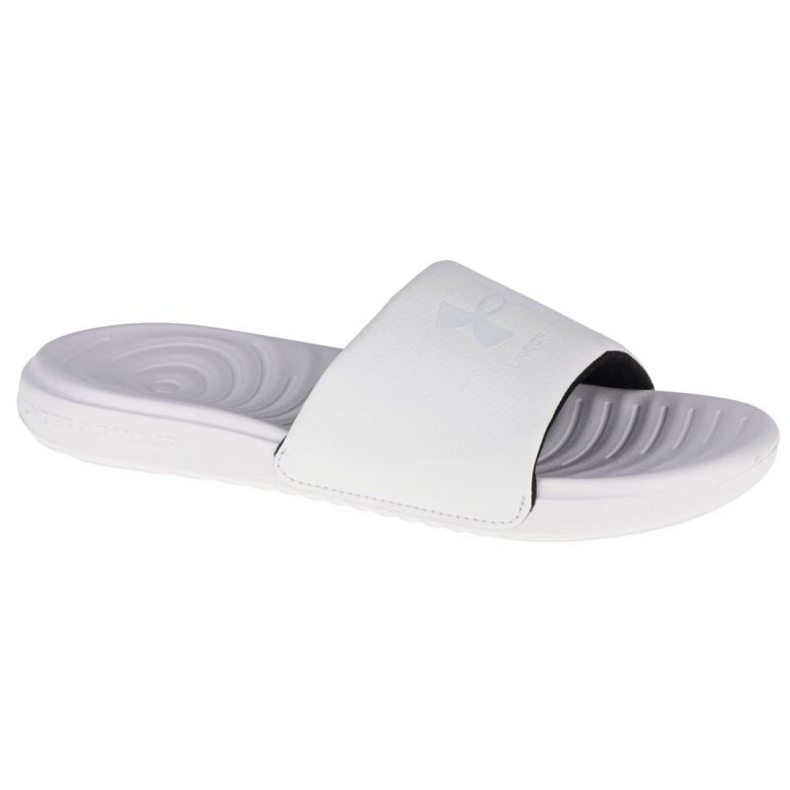 Flip flops Under Armour Ansa Fixed Slides 3023772-101 alb