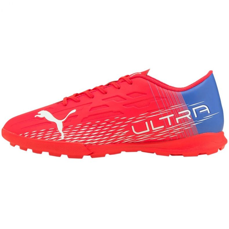 Ghete de fotbal Puma Ultra 4.3 Tt M 106536 01 roșu portocale si rosii