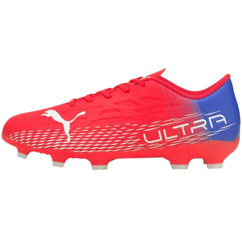 Ghete de fotbal Puma Ultra 4.3 Fg Ag Jr 106538 01 roșu roșu