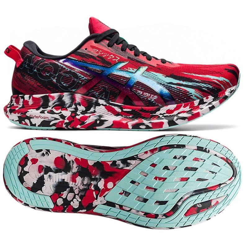 Pantofi de alergare Asics Noosa Tri 13 M 1011B021 601 roșu multicolor Pantofi de alergare Asics Noosa Tri 13 M 1011B021 601 roșu multicolor