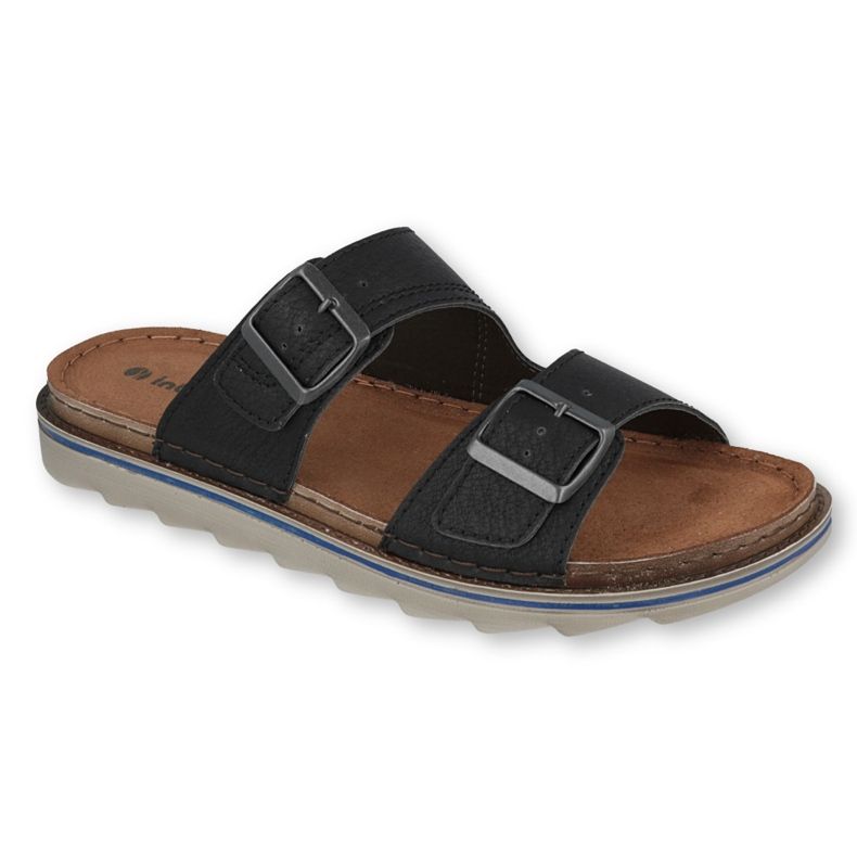 Pantofi pentru bărbați Inblu papuci 158M006 negru