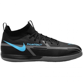 Pantofi de fotbal Nike Phantom GT2 Academy Df Ic Jr DC0815 004 negru negru