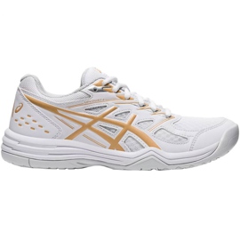 Asics Upcourt 4 W 1072A055 103 pantofi de volei alb, auriu alb