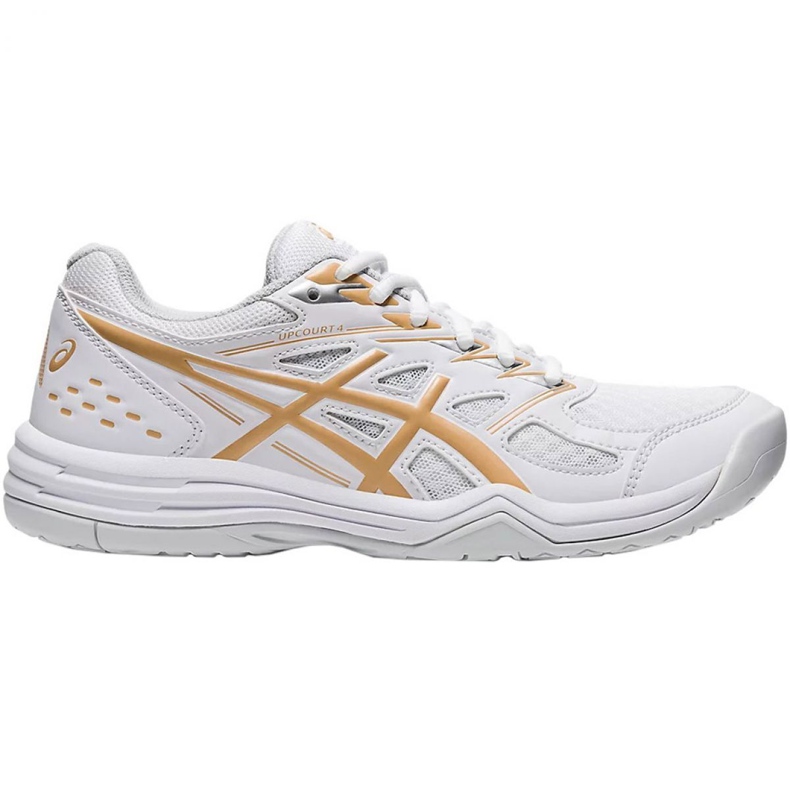 Asics Upcourt 4 W 1072A055 103 pantofi de volei aur alb alb
