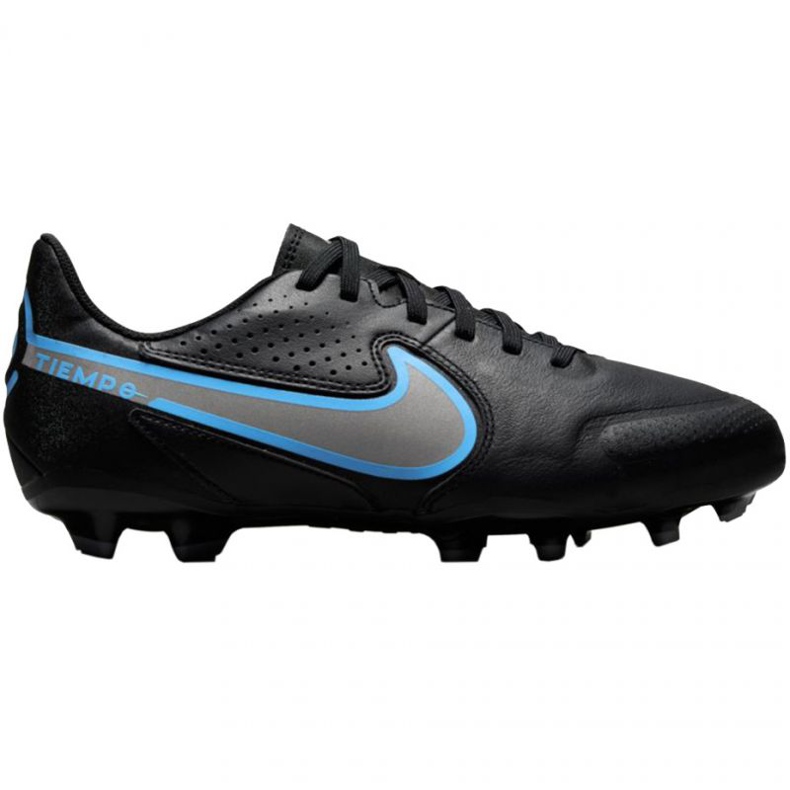 Pantofi de fotbal Nike Tiempo Legend 9 Academy FG / MG Jr DA1333-004 negru negru