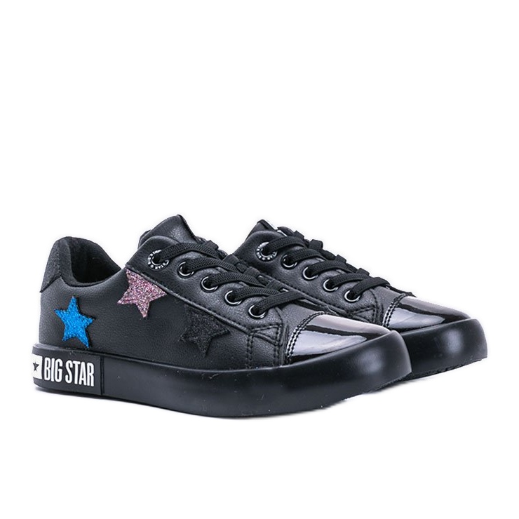 Adidași mici pentru copii Big Star Light negru