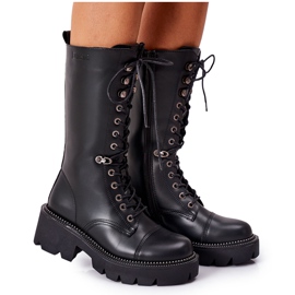 Cizme calde Glany Big Star II274115 Negru