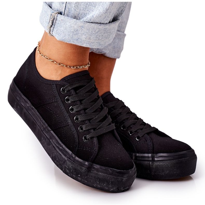 PW1 Adidași pentru femei pe skateboard-ul negru