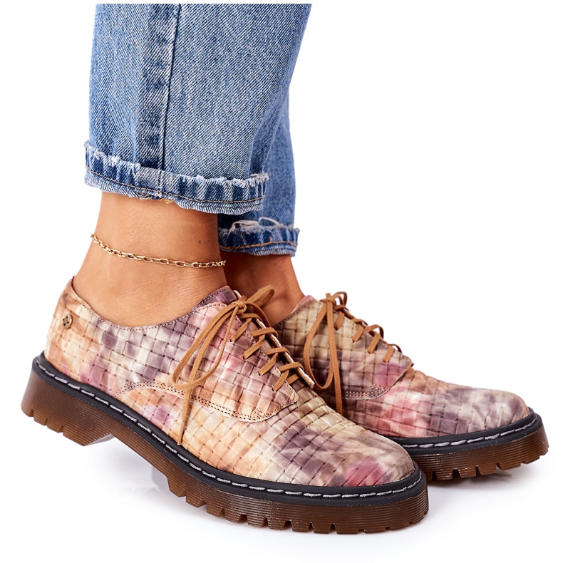 Încălțăminte din piele Oxfords pentru femei Maciejka 04087-46 Multicolor Încălțăminte din piele Oxfords pentru femei Maciejka 04087-46 Multicolor