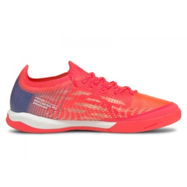 Pantofi de fotbal Puma Ultra 1.3 Pro Court M 106517-01 multicolor roșu Pantofi de fotbal Puma Ultra 1.3 Pro Court M 106517-01 multicolor roșu