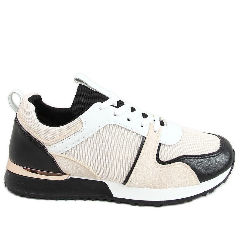 Pantofi sport multicolori 5315 NEGRU / BEIGE bej